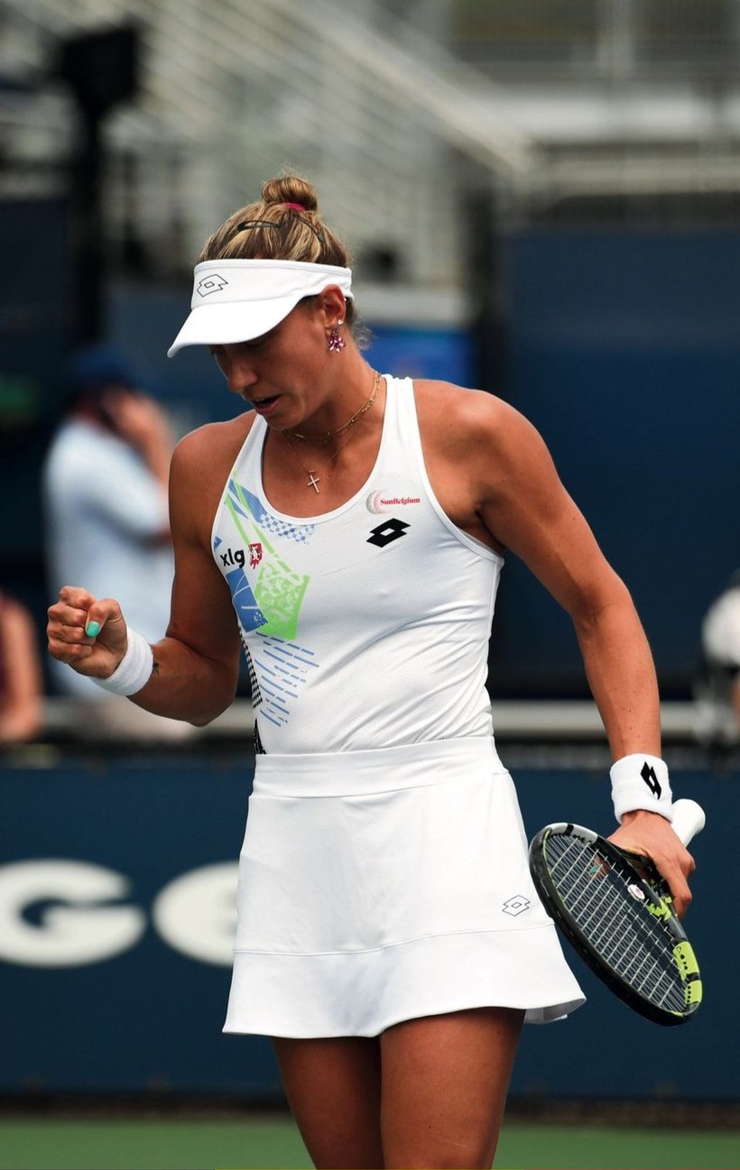 Yanina Wickmayer, joueuse de tennis belge, ambassadrice